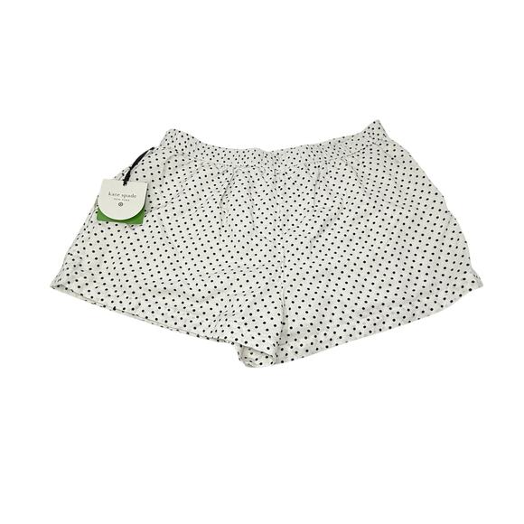 Kate Spade New York X Target white Polka Dot  Linen Blend 3" Shorts Size Large - Picture 3 of 10